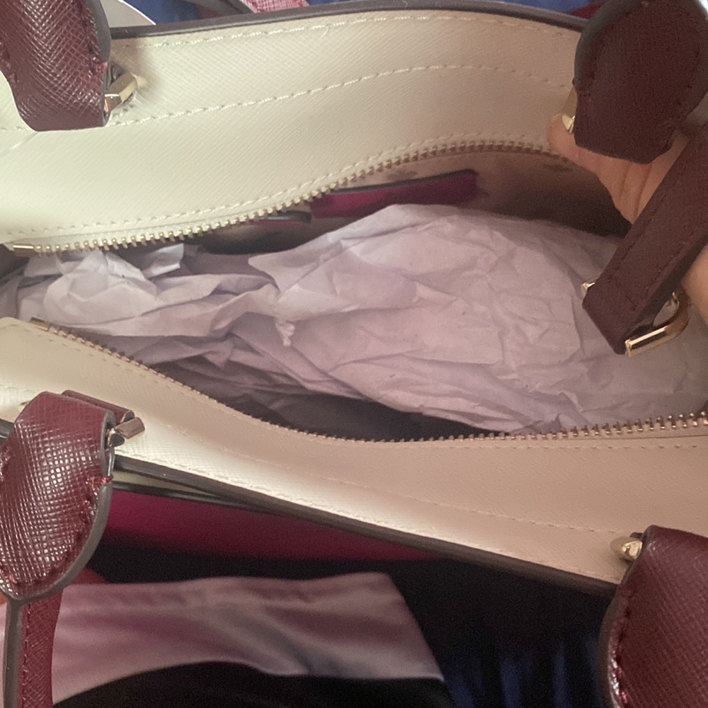 Kate Spade satchel. Multi pink Staci colorblock new with tags. Never used. - Picture 4 of 5